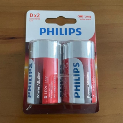 LR20 D 1.5Volt Electronics Power Alkaline Battery 18000mAh For Flashlight