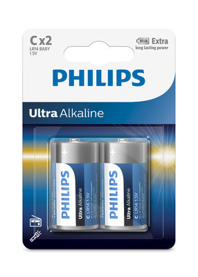 7500mAh 1.5v LR14 Ultra Alkaline Battery Non Rechargeable C Batteries